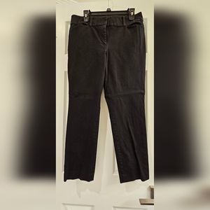 LOFT curvey skinny ankle black pants